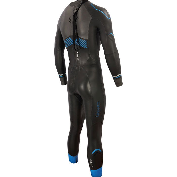 2024 Zone3 Hombres Advance Swim Neopreno WS21MADV - Black / Blue